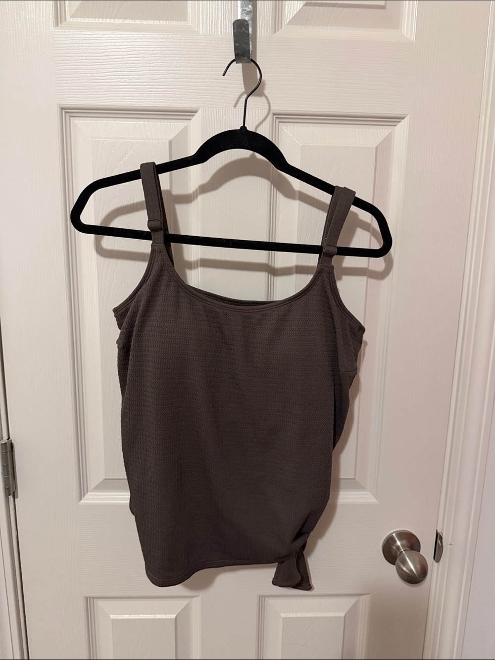 Women’s army green Sleeveless Swim 3 piece suit with Side Tie